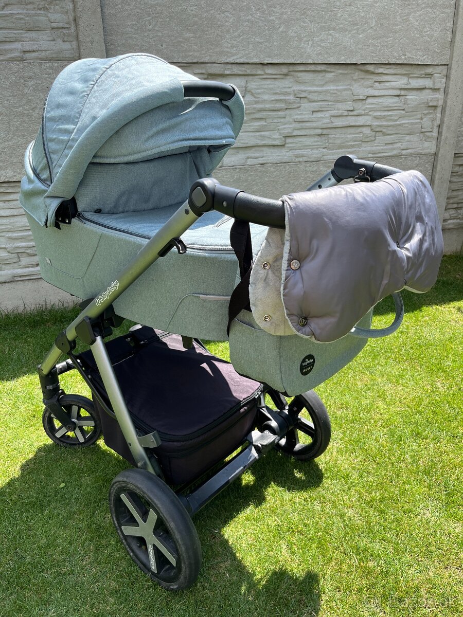 kombinovaný kočík Baby Design Husky so zimnou výbavou - 5