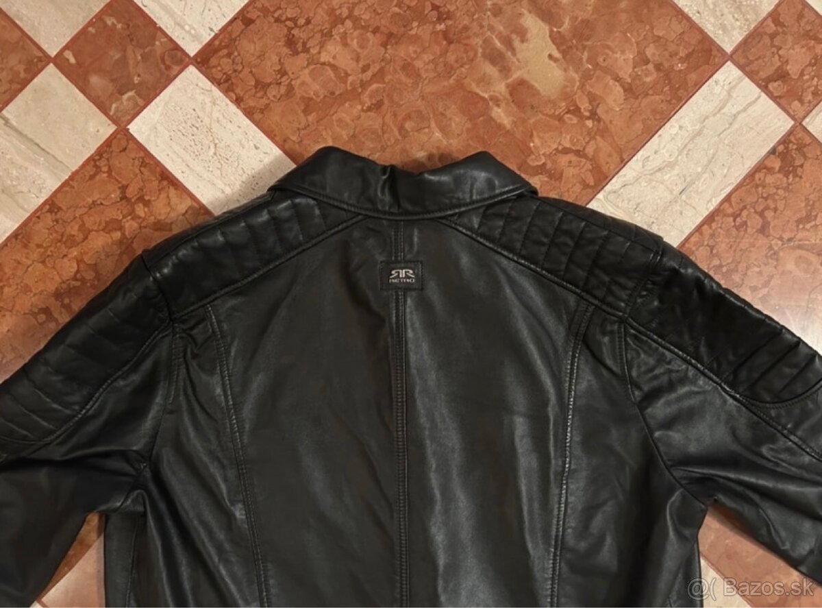 Kožená bunda Retro Jeans - 5