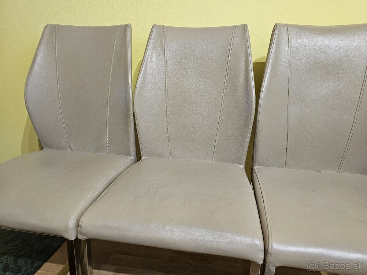 Kuchynské stoličky hnedé - 5