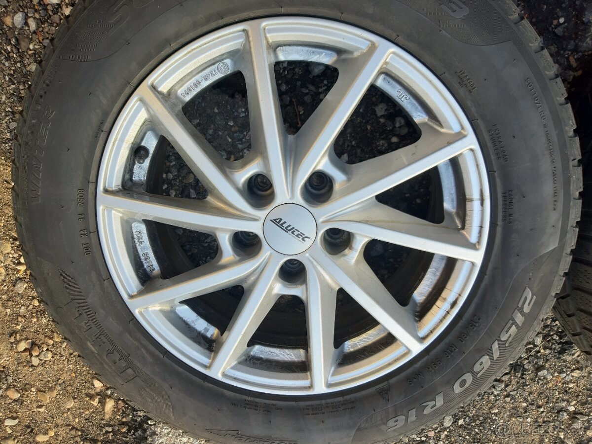 ELEKTRONY 5x112 R16 obuté zimne pneu - 5