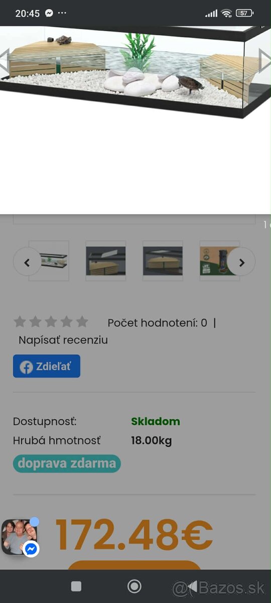 Akvárium pre korytnačky aquatlantis Tortum čierne - 5