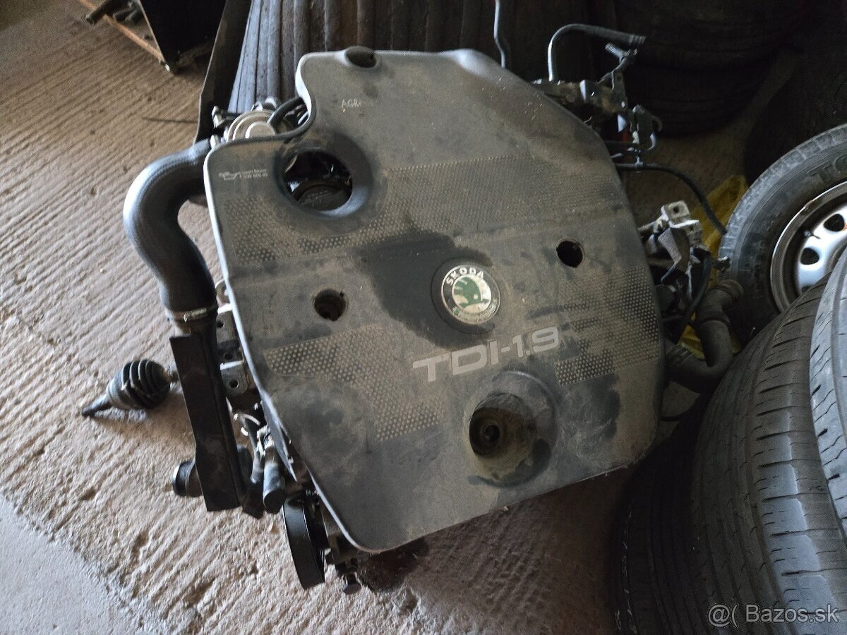Motor 1.9 tdi 66kw AGR - 5