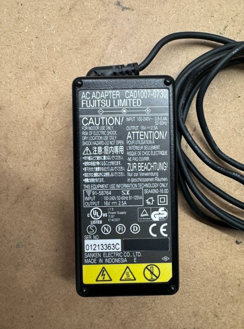 Nabíjačka Fujitsu 40W Original adaptér 16V 2.5A - 5