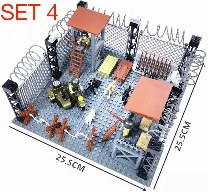 Rôzne sety vojakov 6 + doplnky - typ lego - nové - 5