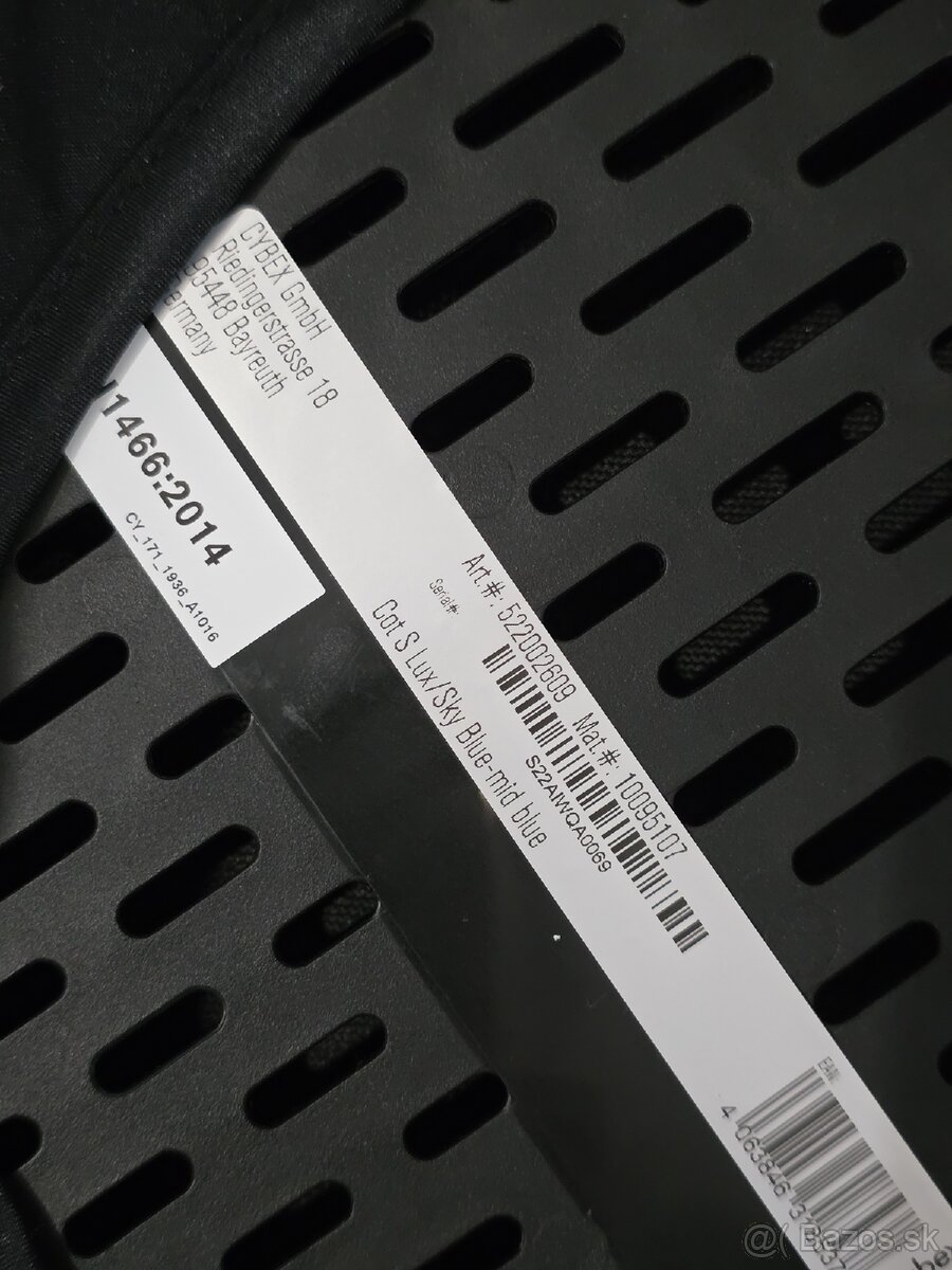 CYBEX Carry Cot S LUX Stormy blue - vanička pre Balios/Talos - 5