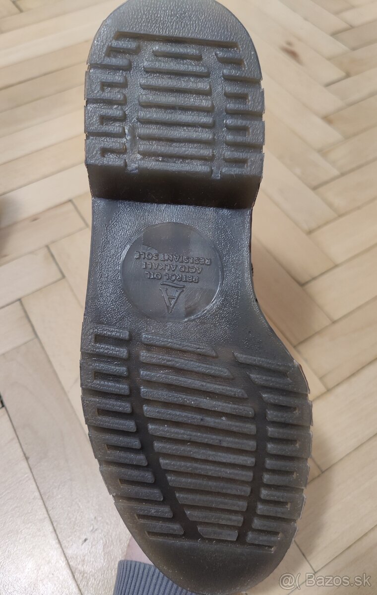 Pánske čierne kožené čižmy, topánky Amblers - 5