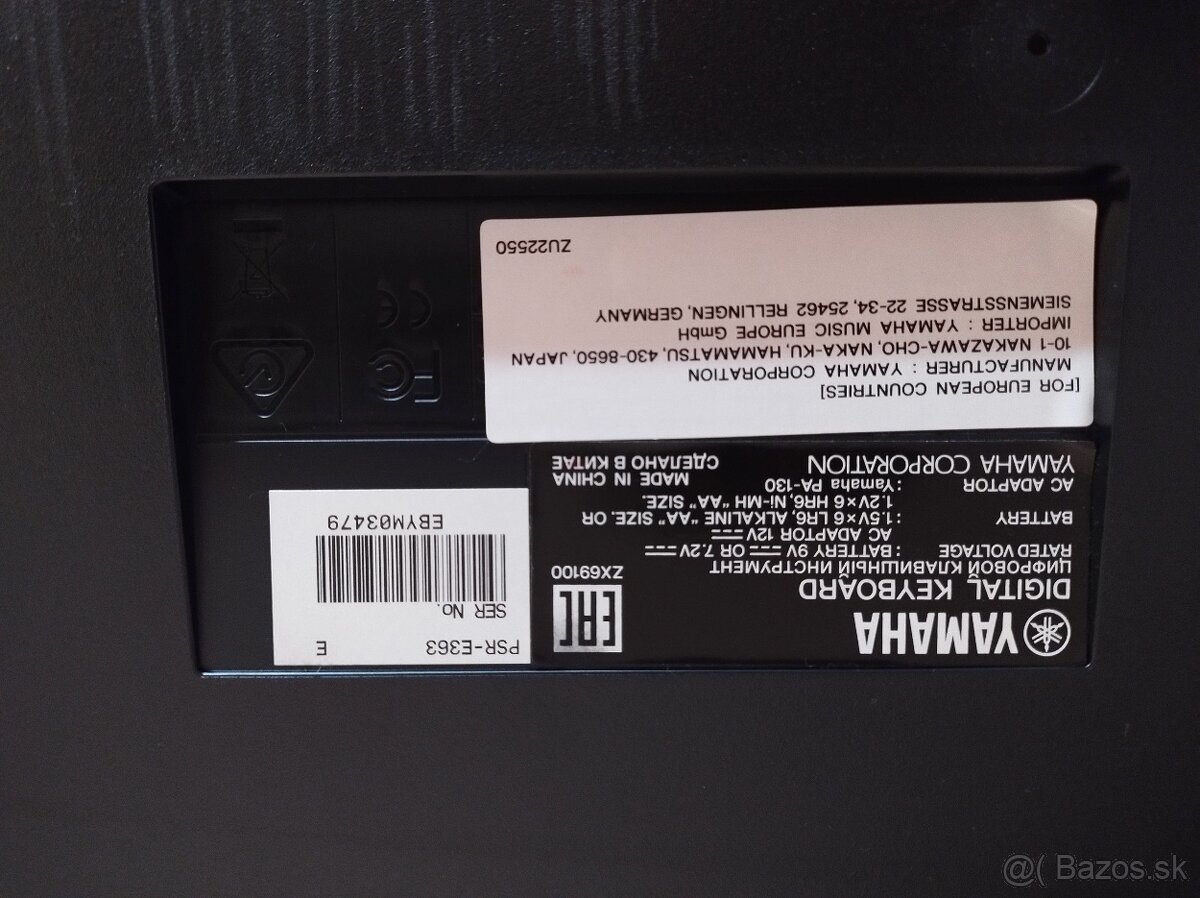 Klavesy Yamaha PSR - 5