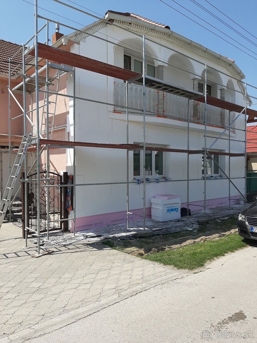 Lešenie zateplenie fasády - 5