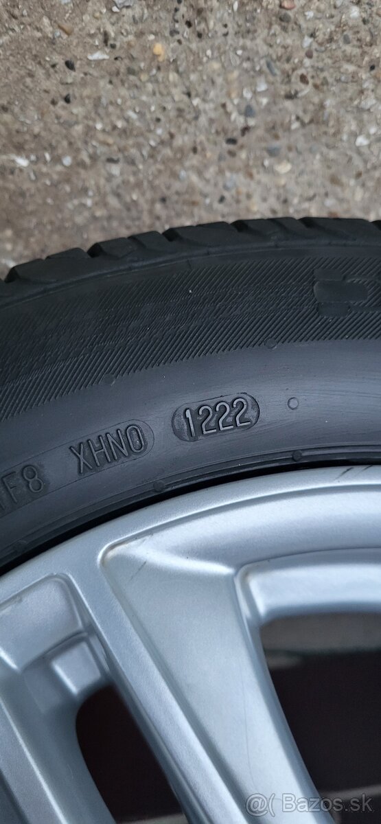 Predám alu disky 4x100 R14+ pneu - 5