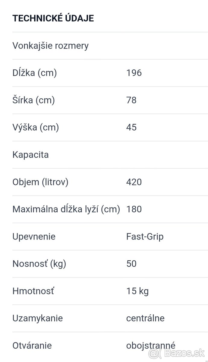Thule Pacific L DS čierny aeroskin - 5
