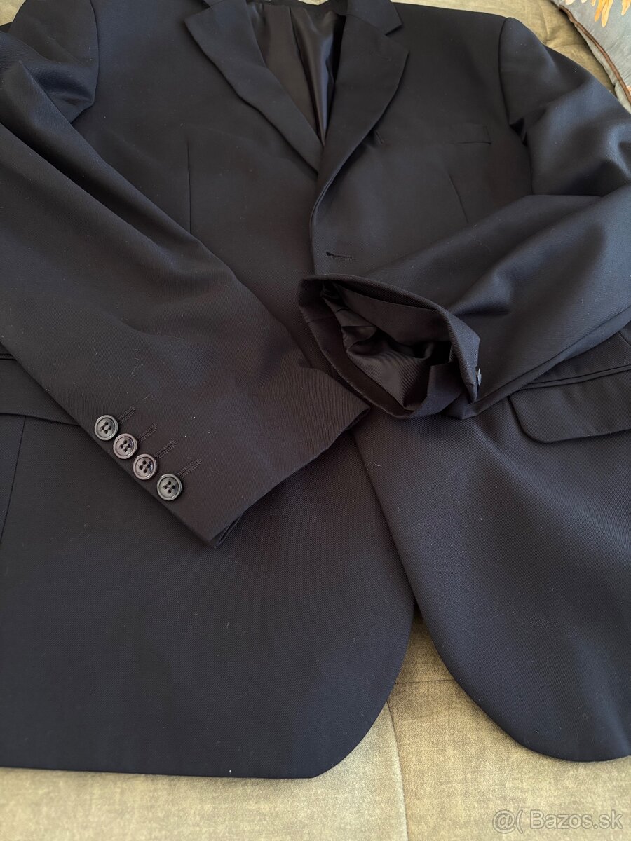 Čierny oblek ravurro 52 - 5