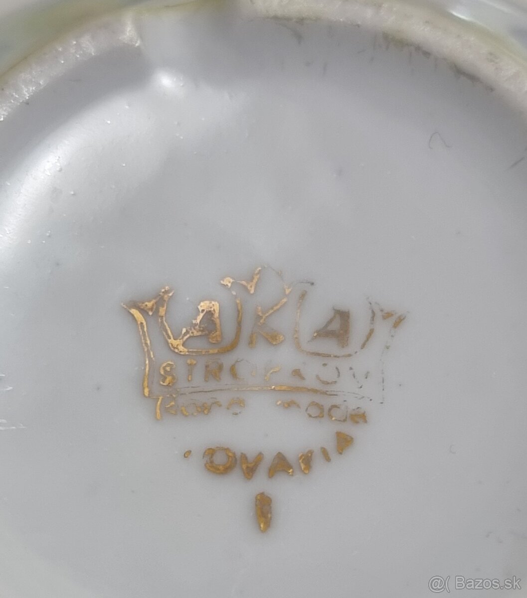 Porcelánový kávový servis - motív 3.grácií - 5