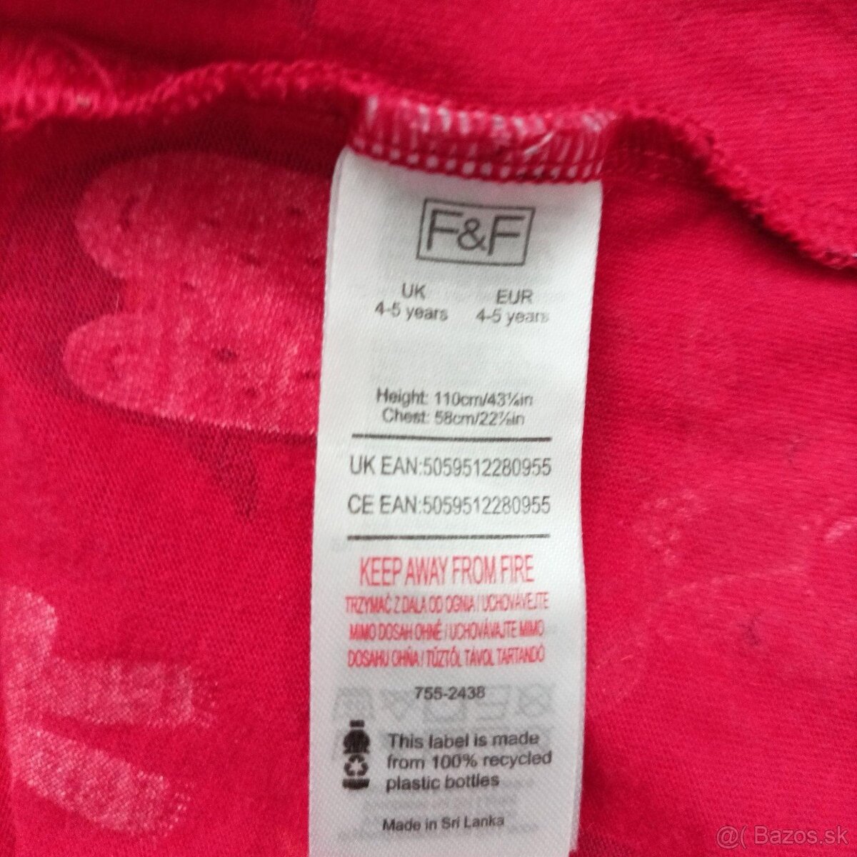 Vianočné šaty + tričko , velk.110 - 5