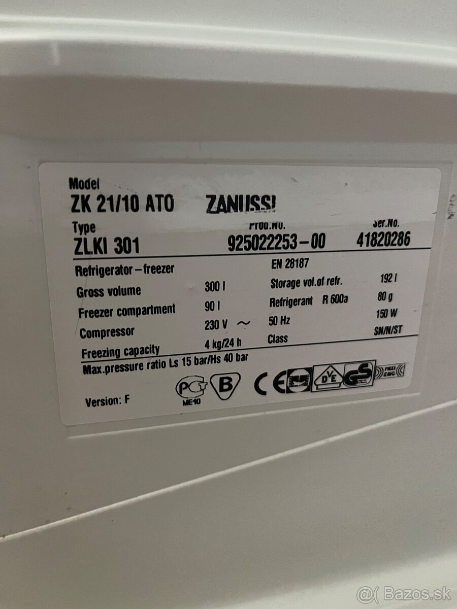 Chladnička Zanussi - 5