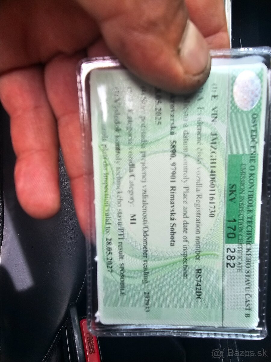 MAZDA 6 2.0DIESEL ●stk/ek 5/2027●kožený interiér●nepojazdné - 5