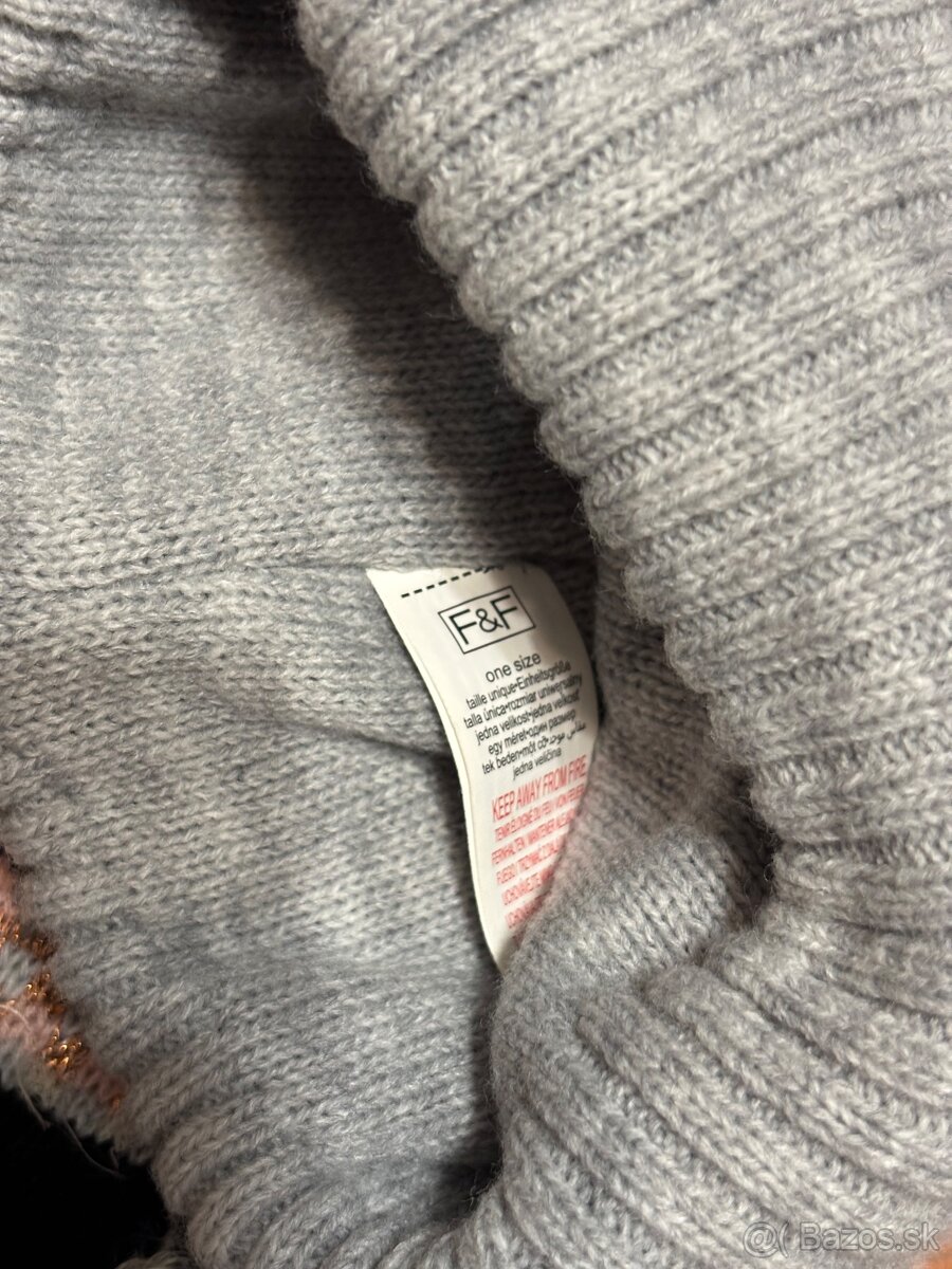 Čiapka, rukavice, šál súprava - 5