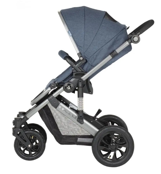 Kombinovaný kočárek HERO Air Max, G-mini, MODRÉ, NOVÉ - 5