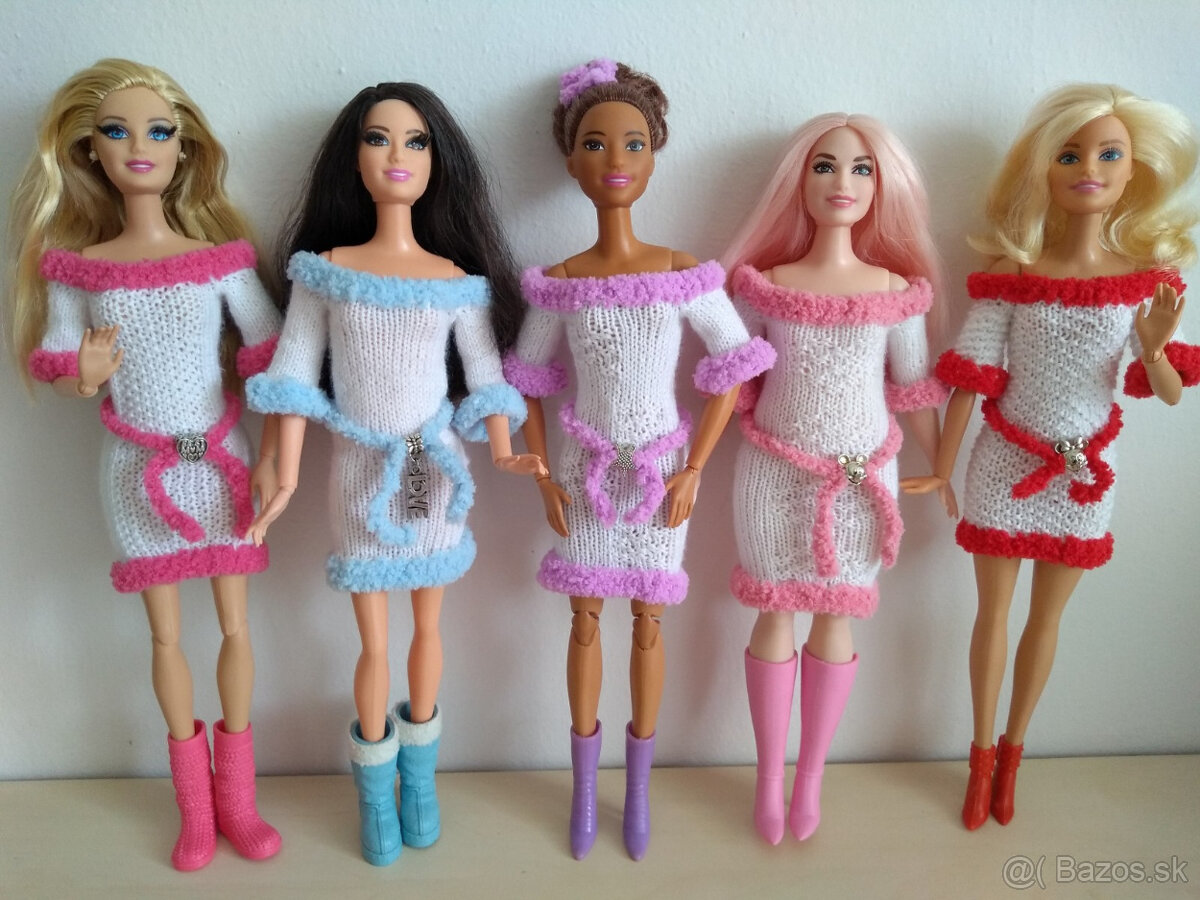 katáby šaty klobúky čiapky pre bábiky barbie ken stacie skip - 5