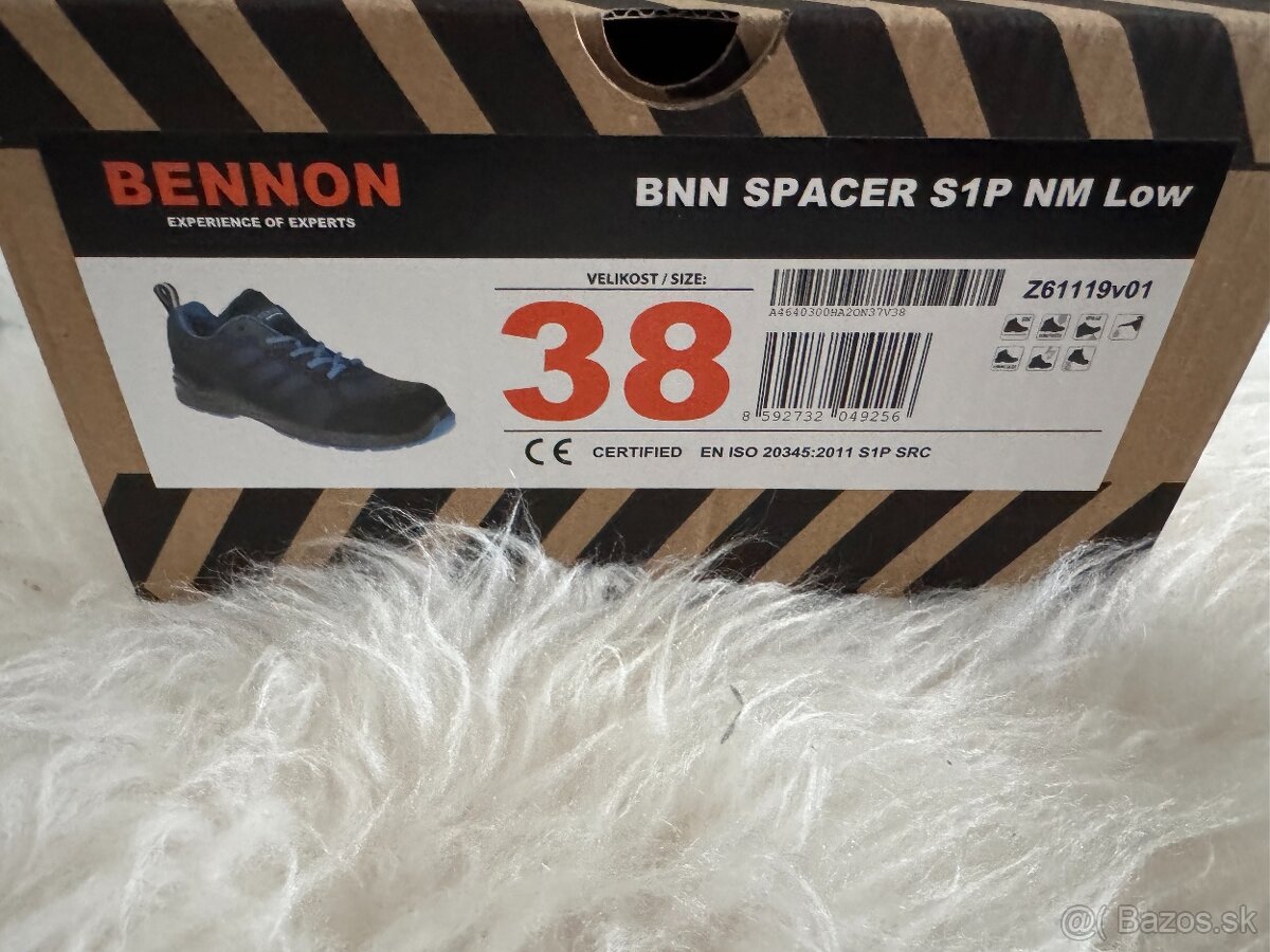 NOVÉ Bennon Spacer bezpecnosta obuv 38 NOVÉ - 5