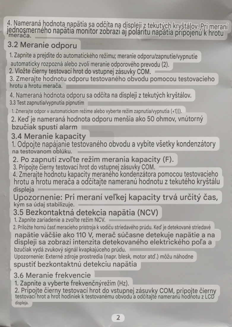 Multimeter ANENG - 5