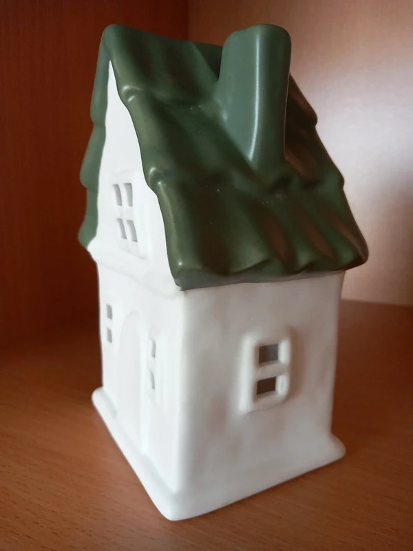 Keramický Led domček 16,5x12x8 cm - 5