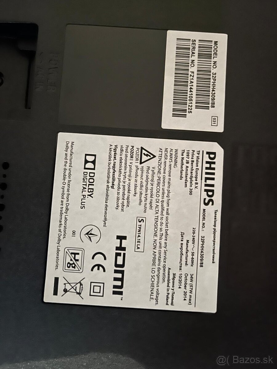 TV Philips 32PHH4309/88 - 5