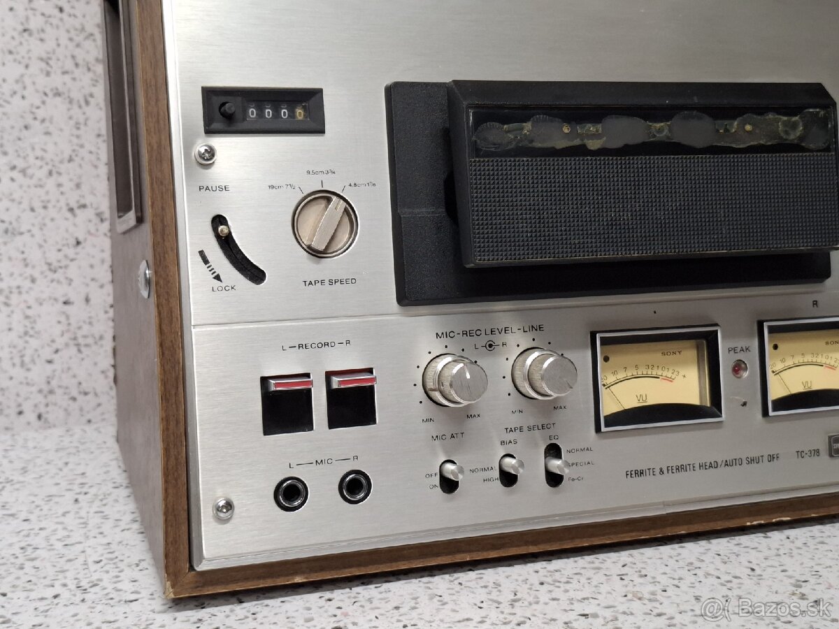 REEL TO REEL 》TAPECORDER 》 SONY TC-378 - 5