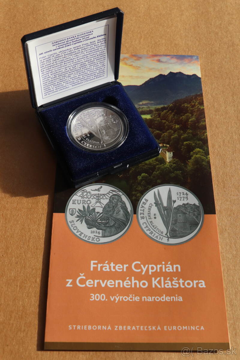 PREDAJ - PROOF strieborné zberateľské euro mince - 5