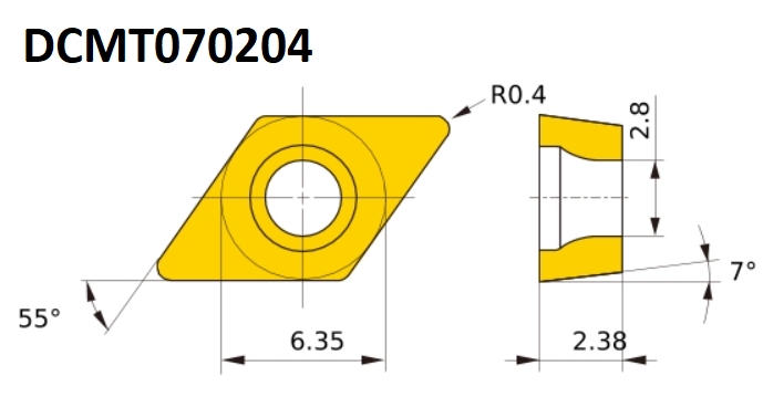 Sada malých sústružníckych nožov 12x12 - 5