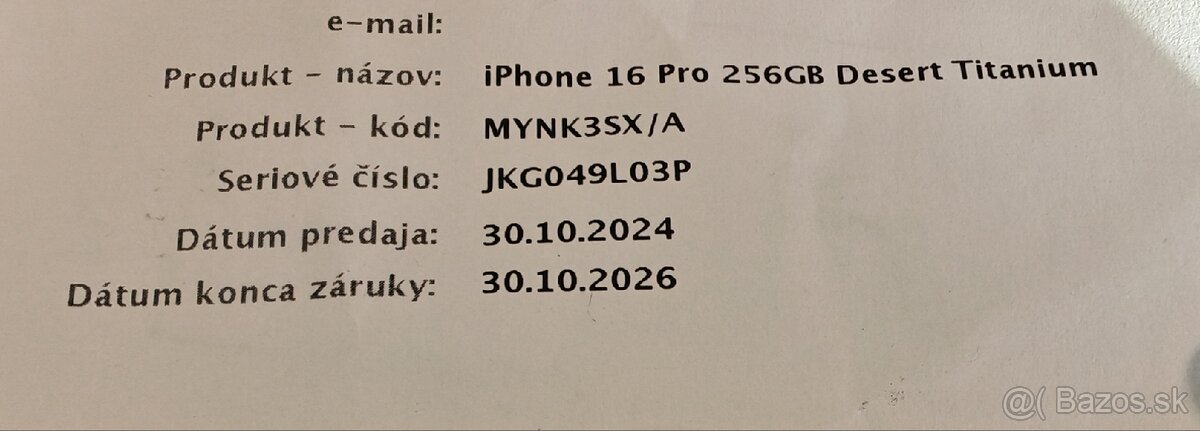 Iphone 16 pro 256GB - 5