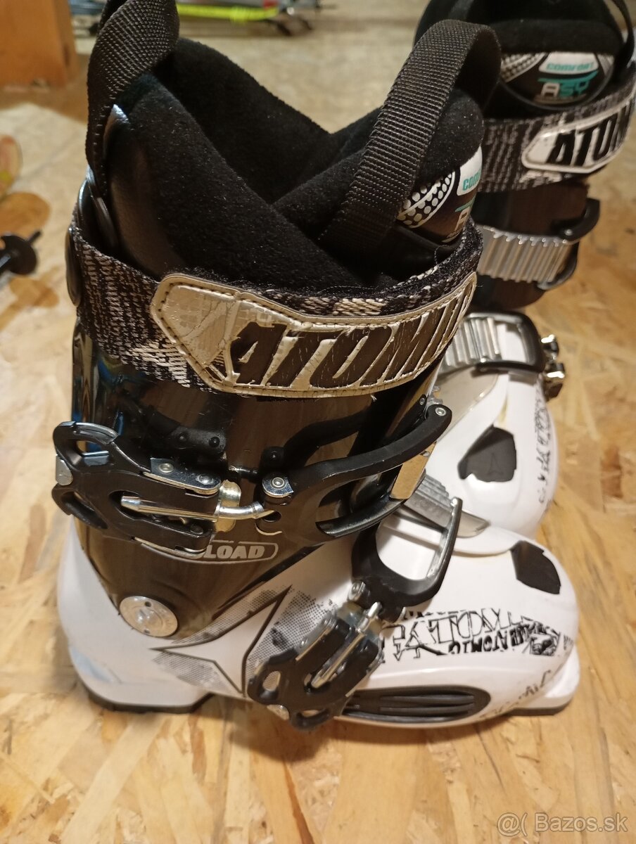 Lyže Rossignol 130 CM a lyžiarky Atomic - 5