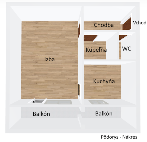 Predaj: Pekný 1-izbový byt, loggia, rekonštrukcia - Dúbravka - 5