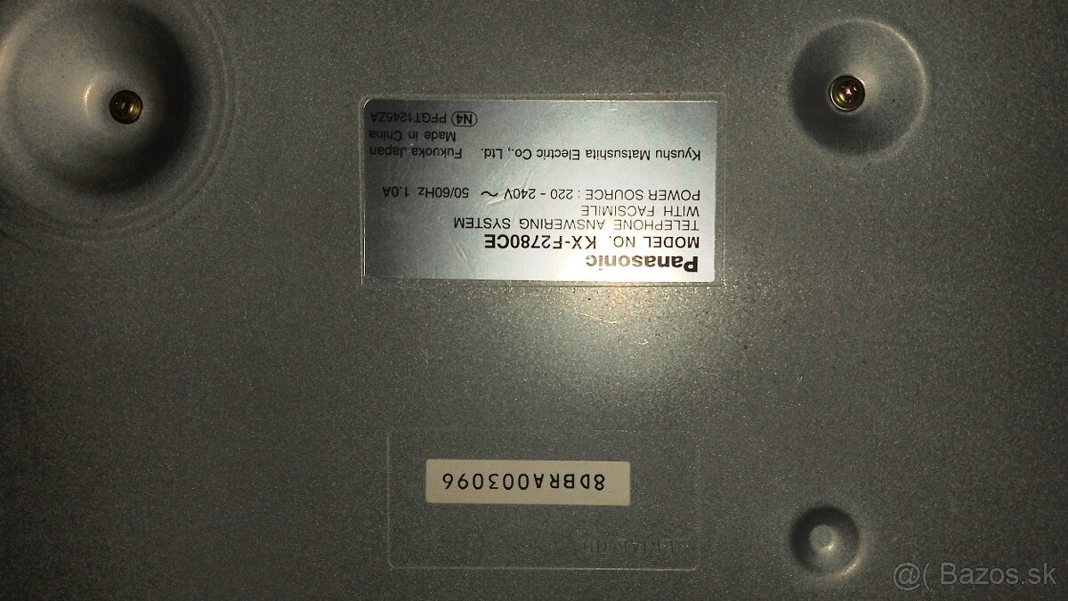 Predám fax s telefónom Panasonic - 5