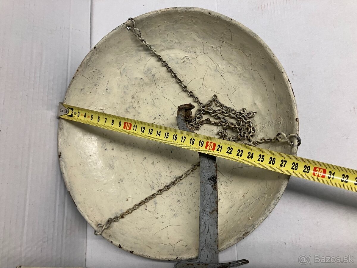 Závesná misková váha starožitná - 5