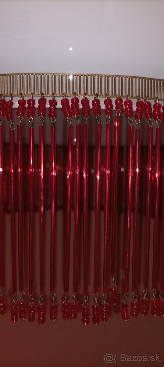 Starožitný sklenený luster - 5