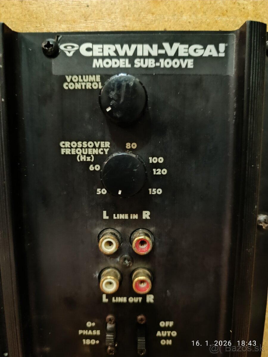 CERWIN-VEGA + GENELEC - 5