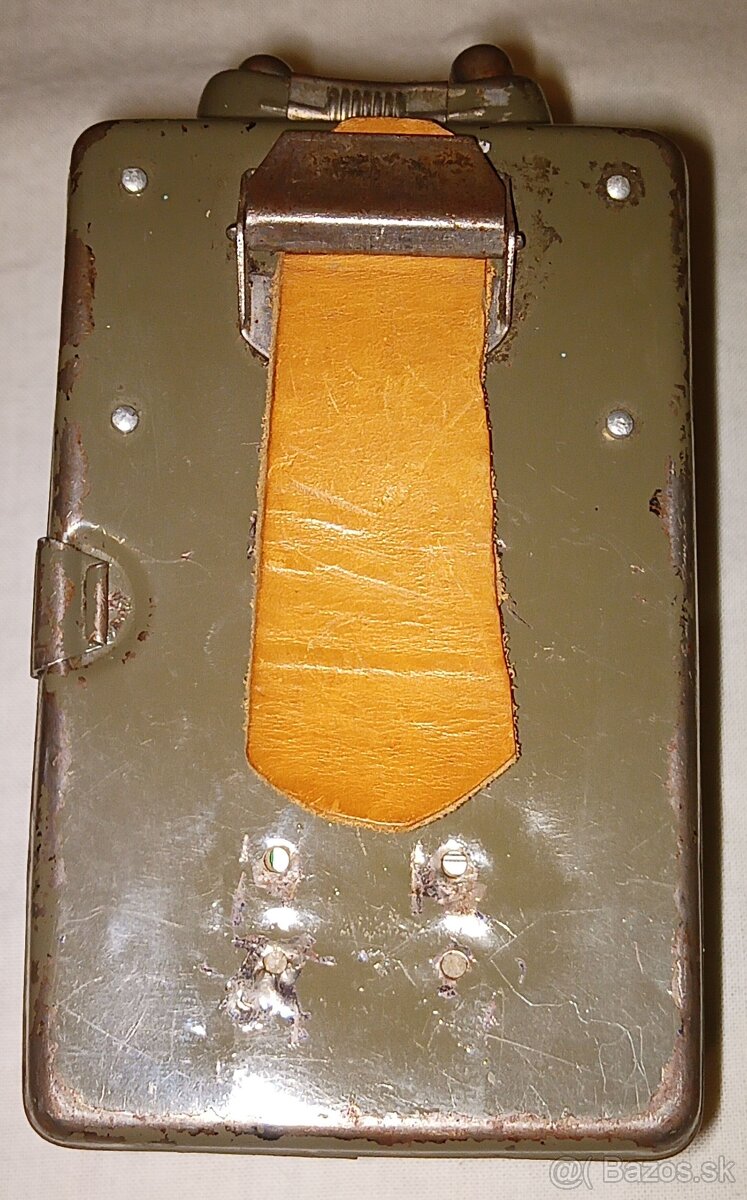 Vojenská baterka 3 farebná ČSLA plechová Army - 5