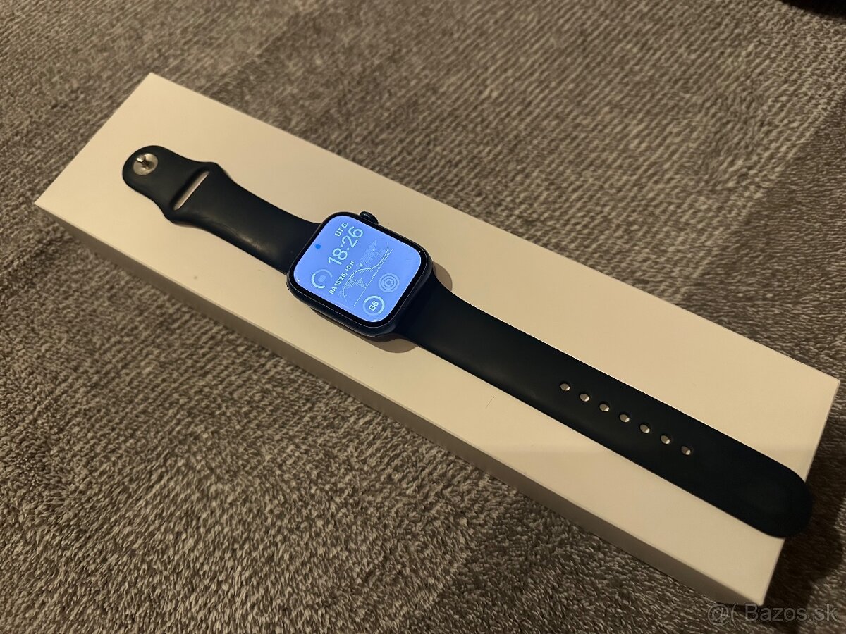 Predám Apple Watch Series 7 45mm Blue - 5