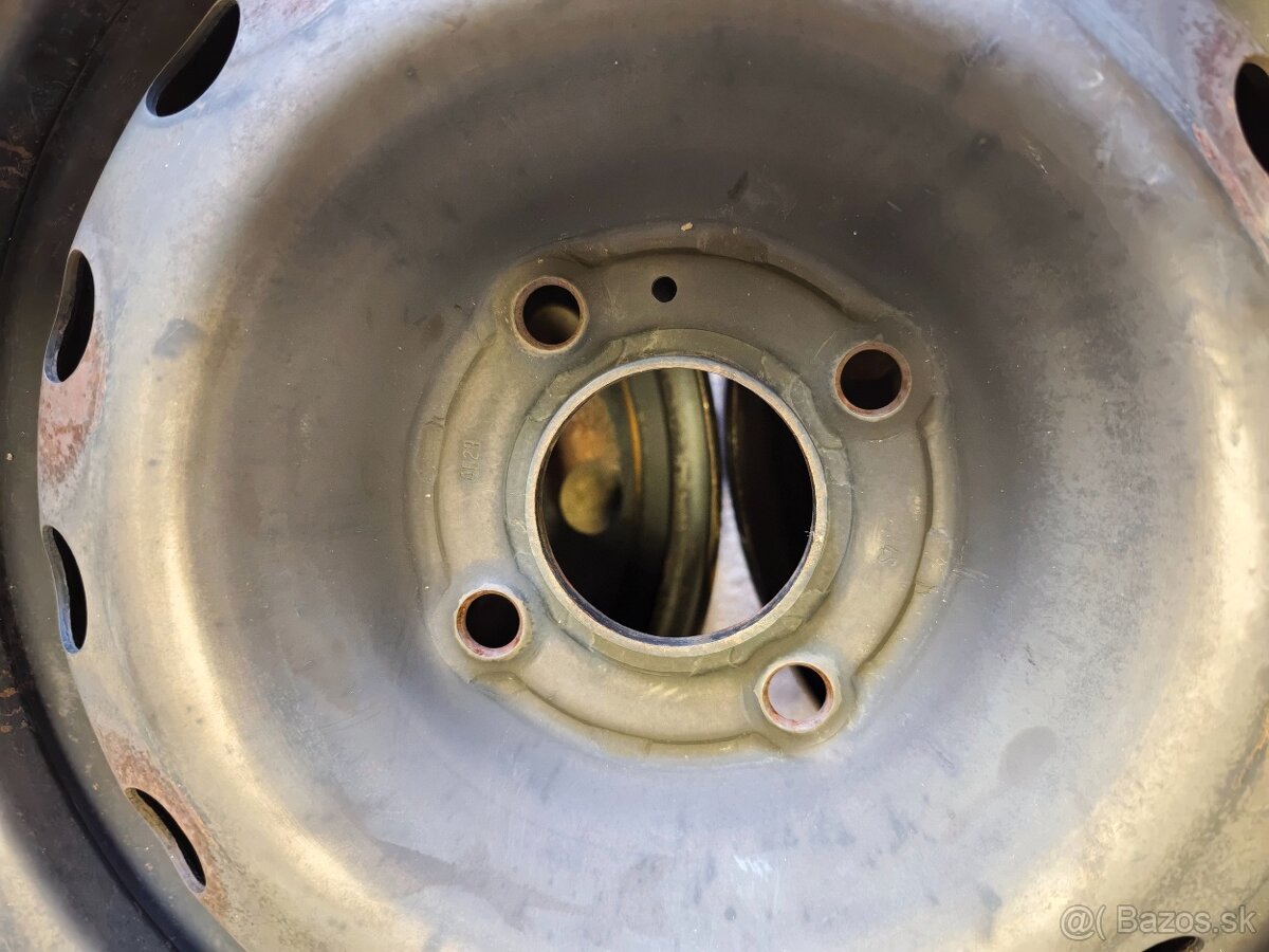 R14, 4x108 plechové disky - 5