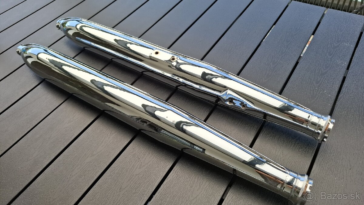 Chromované výfuky kyvacka, panelka, perak - 5