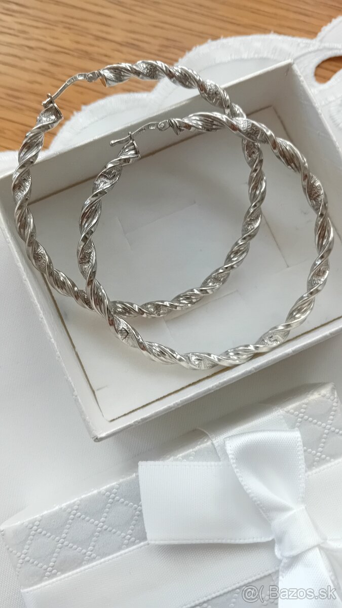 Strieborné náušnice - 5