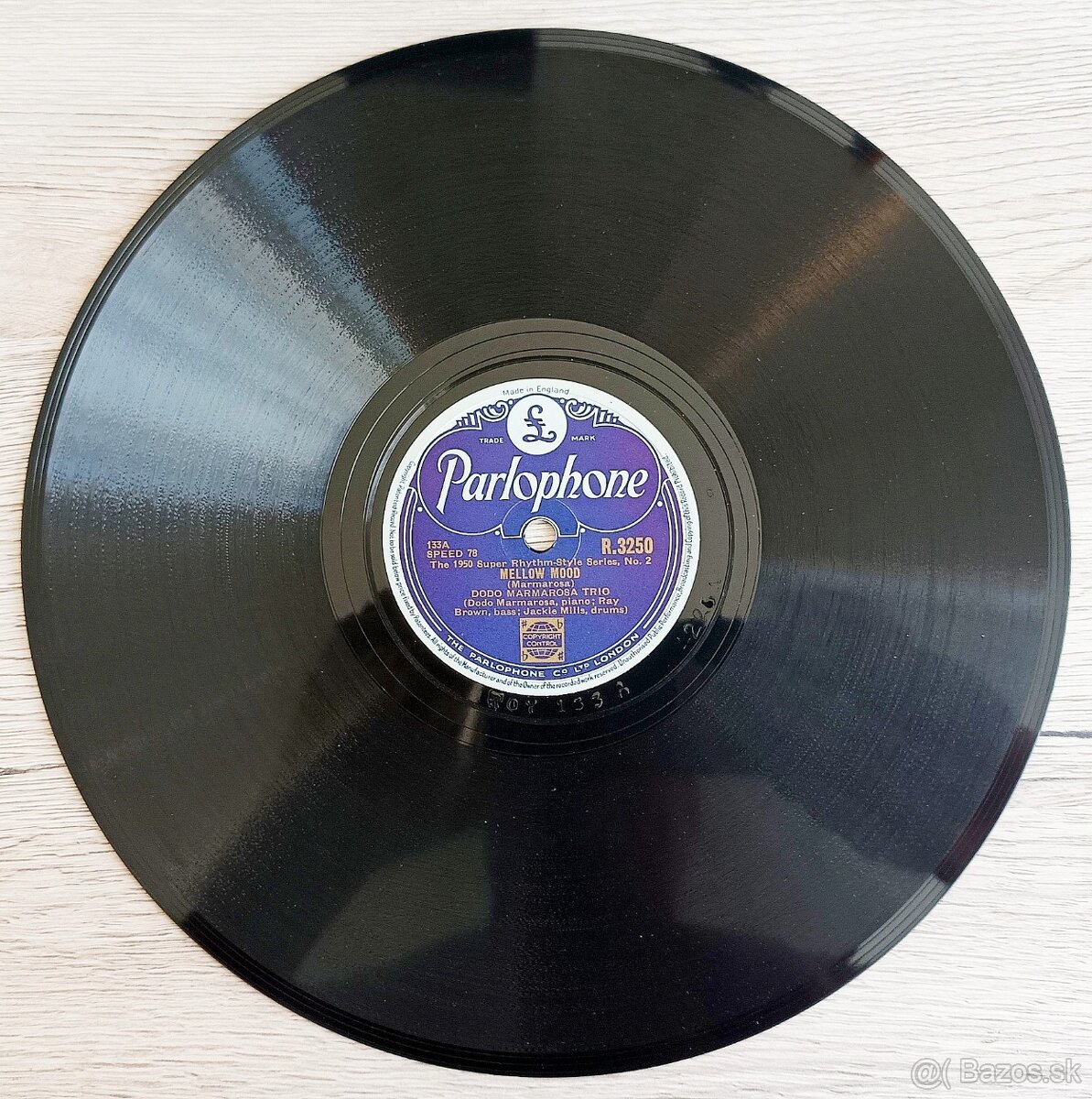 9 starožitných šelakových gramodesek americký jazz, swing - 5