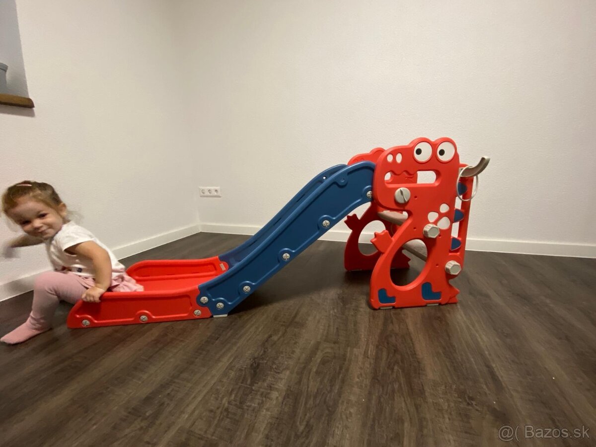 Predám veselú detskú šmýkačku DINO - 5