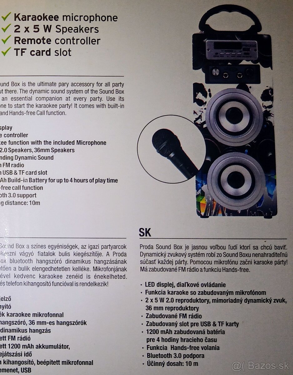 Reprák karaoke party rádio + mikrofon - Kontakt e-mailom - 5