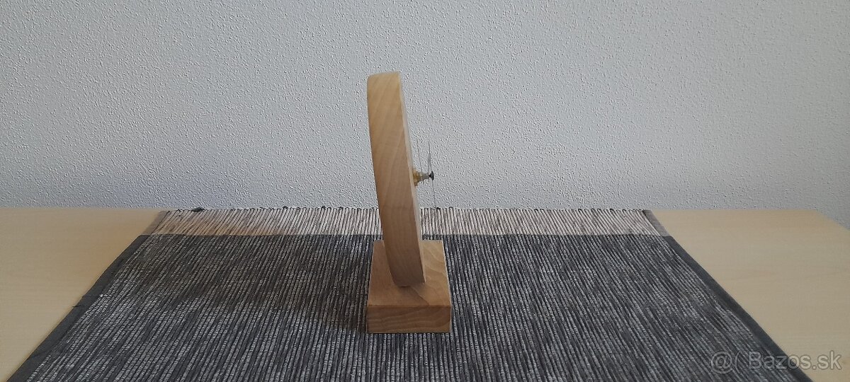 Drevené stolové hodiny - 5