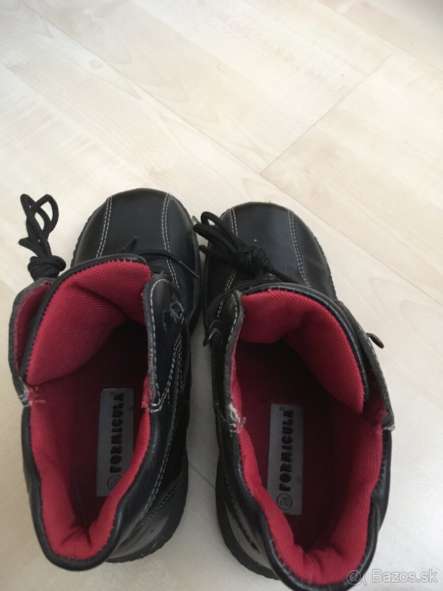 Dievčenské kožené topánky vel.32 - 5