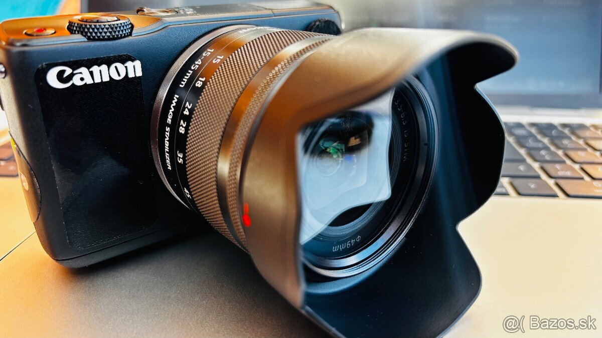 ✅CANON EOS M10, nový, uloženka, TOP, komplet✅ - 5