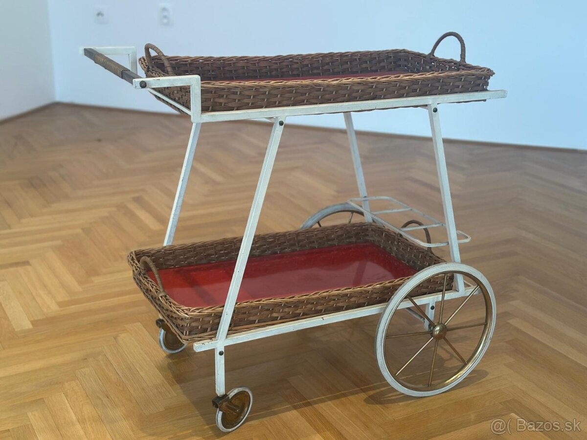 Predám secesný barový vozík - 5