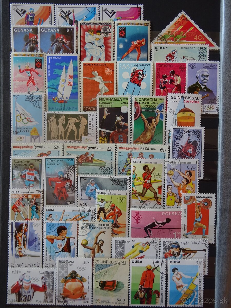 Pekná zbierka známok 1 - 5