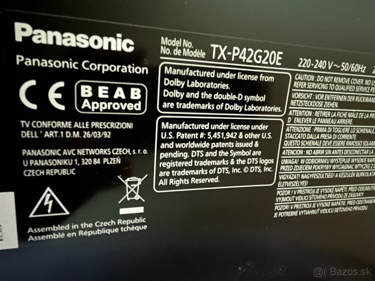 TV Panasonic P42G20E - 5